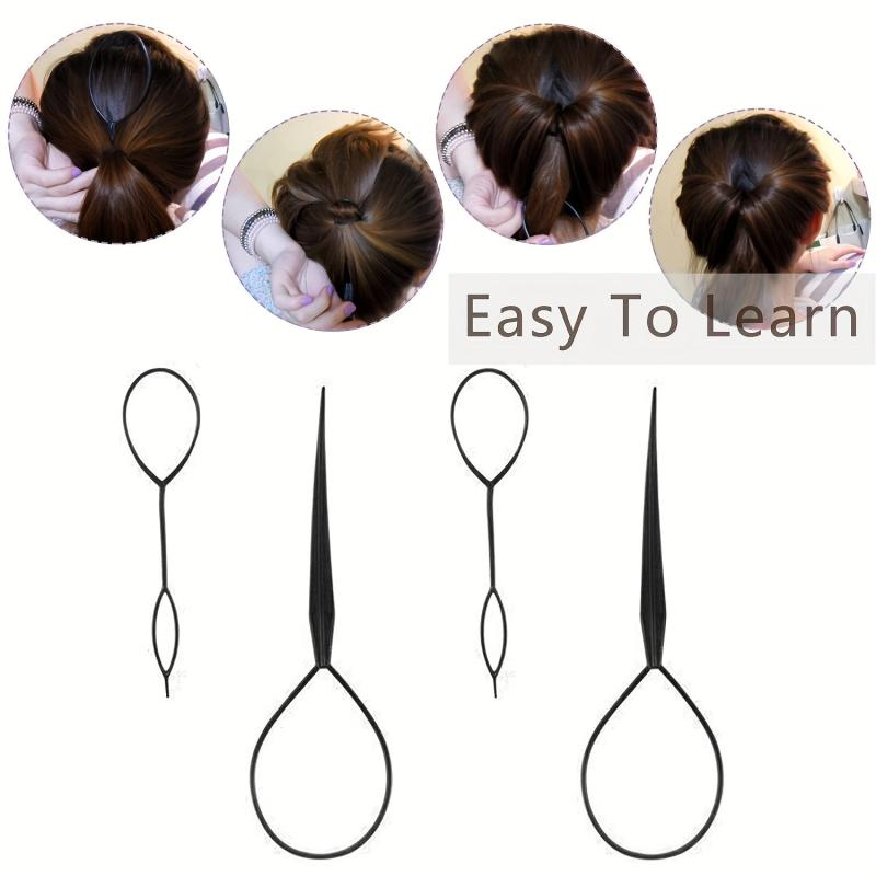 Hair Styling Accessories Kit Set Bun Maker Braid Tool DIY Hair Styles