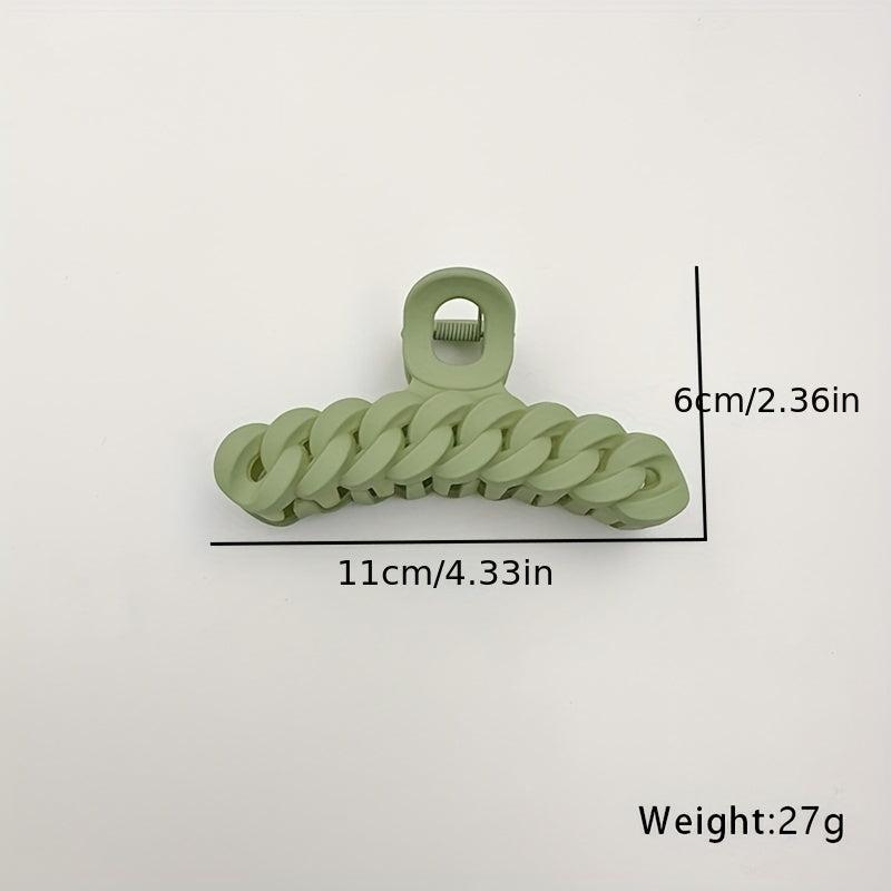 Matte Hair Claw Clip Acrylic Twist Banana Clip Hair Decoration