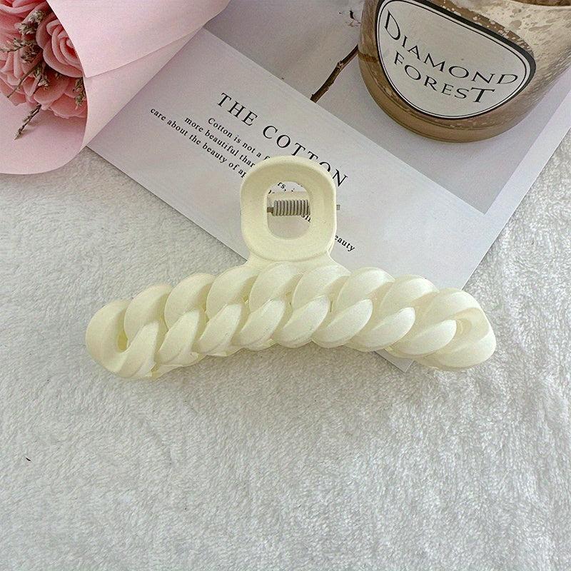 Matte Hair Claw Clip Acrylic Twist Banana Clip Hair Decoration