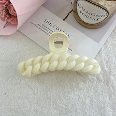 Matte Hair Claw Clip Acrylic Twist Banana Clip Hair Decoration