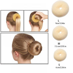 3pcs Foam Sponge Bun Maker Hair Accessory Hair Styler Hair Ropes