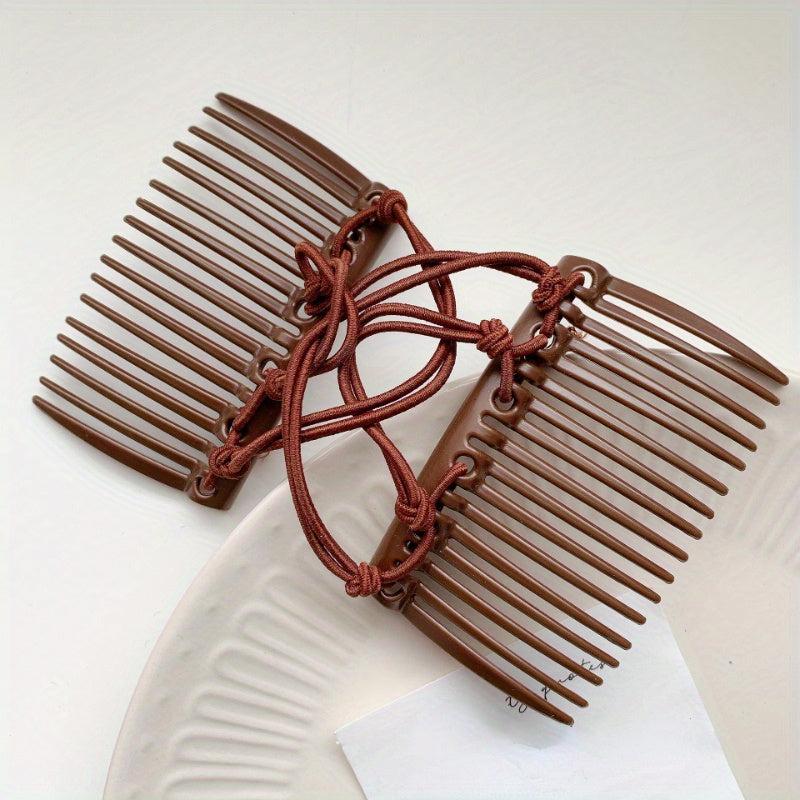 Elastic Hair Comb Insert Comb Versatile Hair Clip Female Headwear