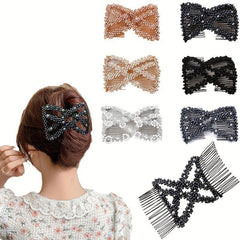 Elastic Hair Comb Insert Comb Versatile Hair Clip Female Headwear