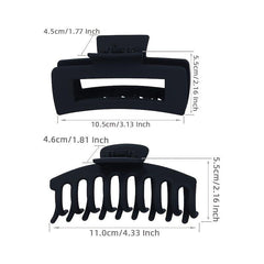 Matte Hair Claw Clips For Thick Hair
