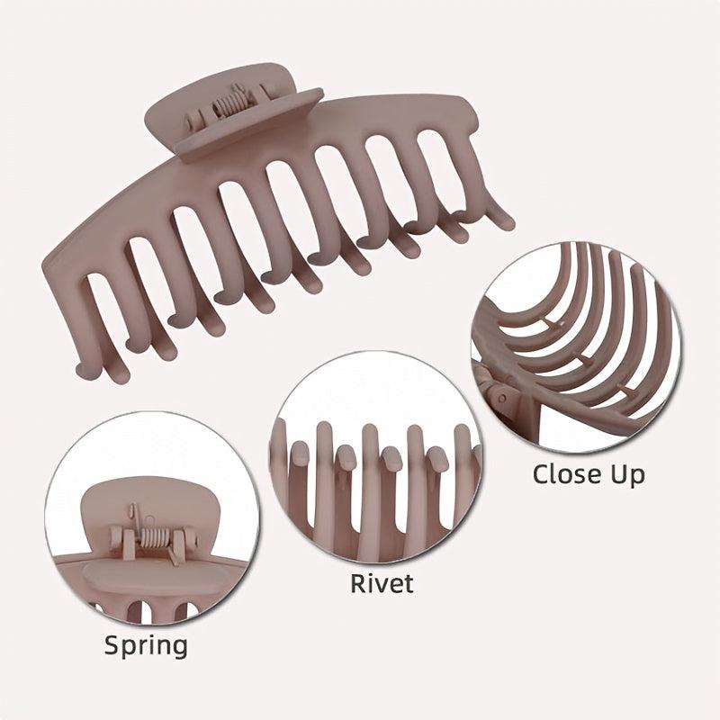 Matte Hair Claw Clips For Thick Hair