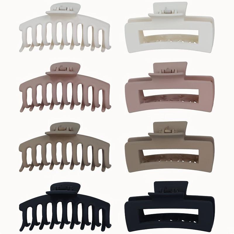 Matte Hair Claw Clips For Thick Hair