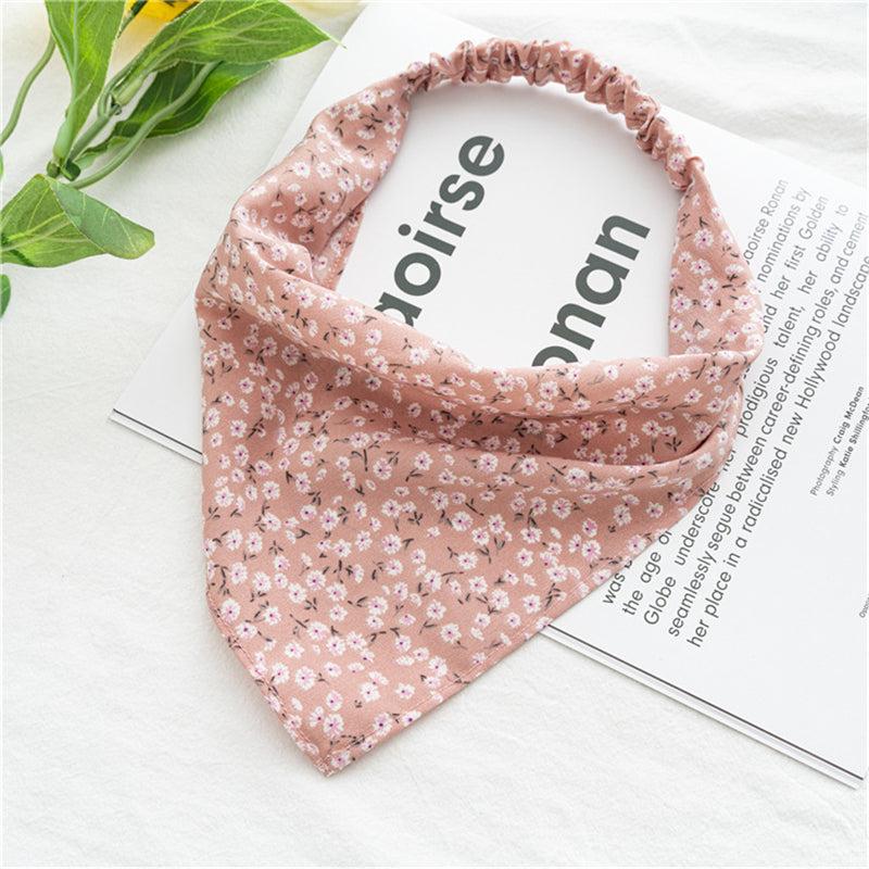 Boho Hair Bandana Triangle Headscarf Floral Y2K