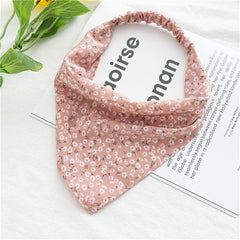 Boho Hair Bandana Triangle Headscarf Floral Y2K