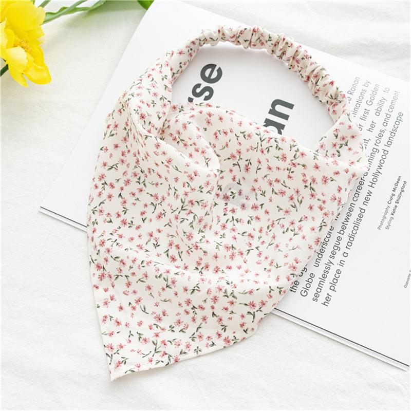 Boho Hair Bandana Triangle Headscarf Floral Y2K