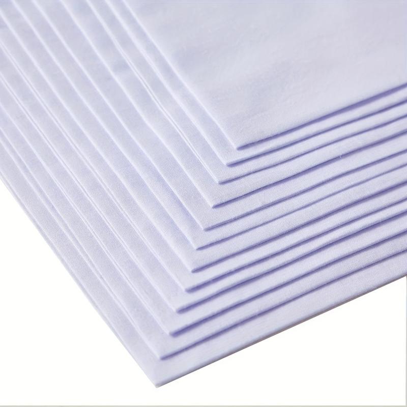 12pcs Solid Stripe Hankies Large Square Classic Handkerchief Bulk Set