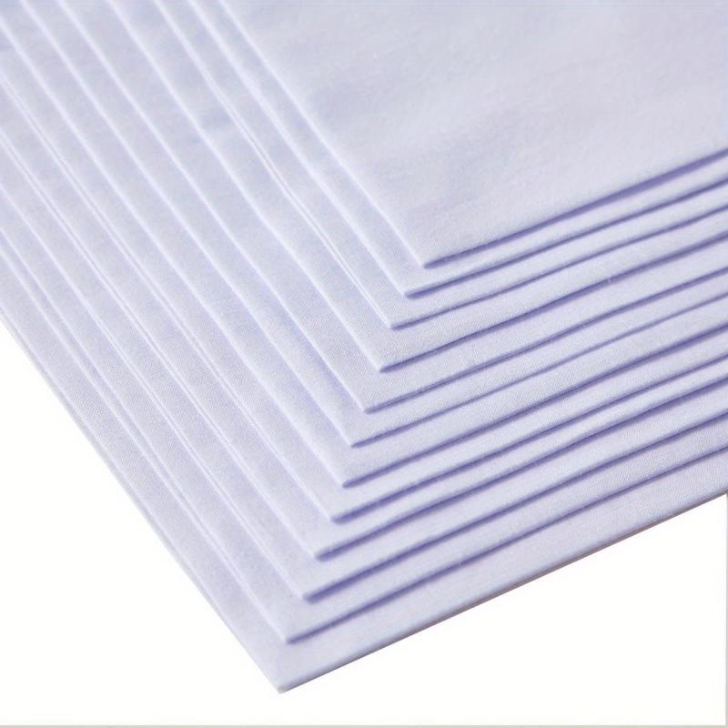 12pcs Solid Stripe Hankies Large Square Classic Handkerchief Bulk Set
