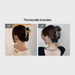 Metal Hair Claw Clips For Thick Hair Non Slip Strong Hold Grip
