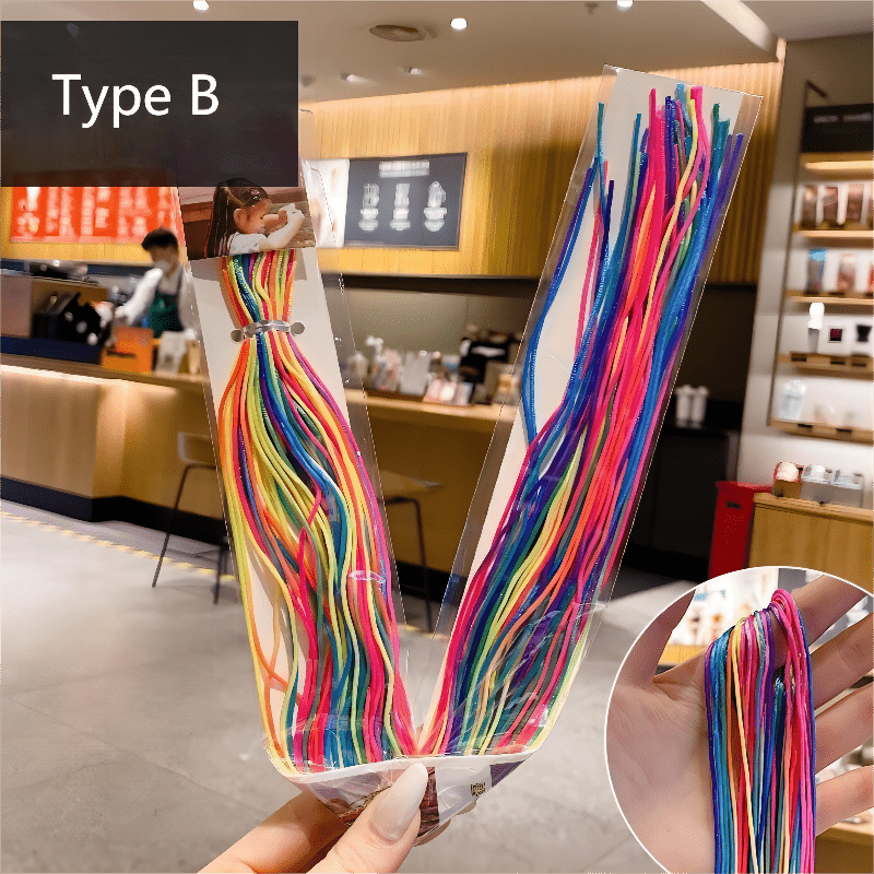 Colorful Braided Hair Rope Colored Rope Female Dreadlock