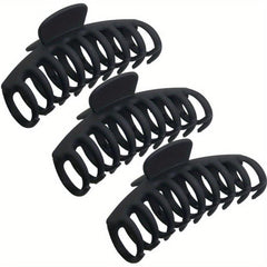 3Pcs Vintage Hair Claw For Women Thick Hair Nonslip Hair Clips
