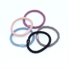 12pcs Braided Hair Tie Elastic Hair Rope Hair Accessories