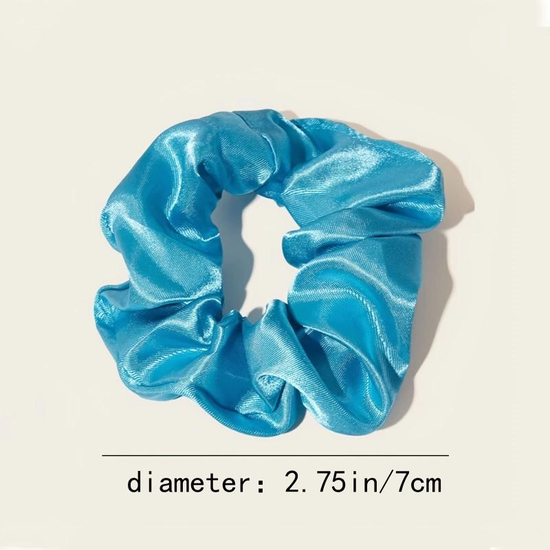 60pcs Satin Scrunchies Silky Hair Rope Hair Accessories For Women