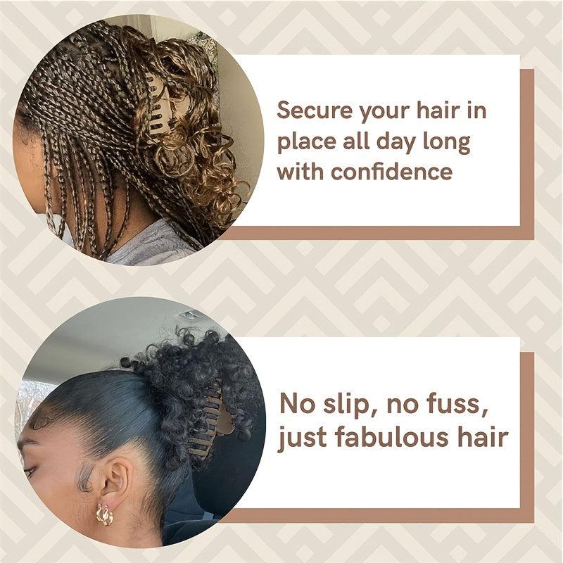 Matte Hair Claw Clip Non Slip Ponytail Jaw Barrette Strong Hold