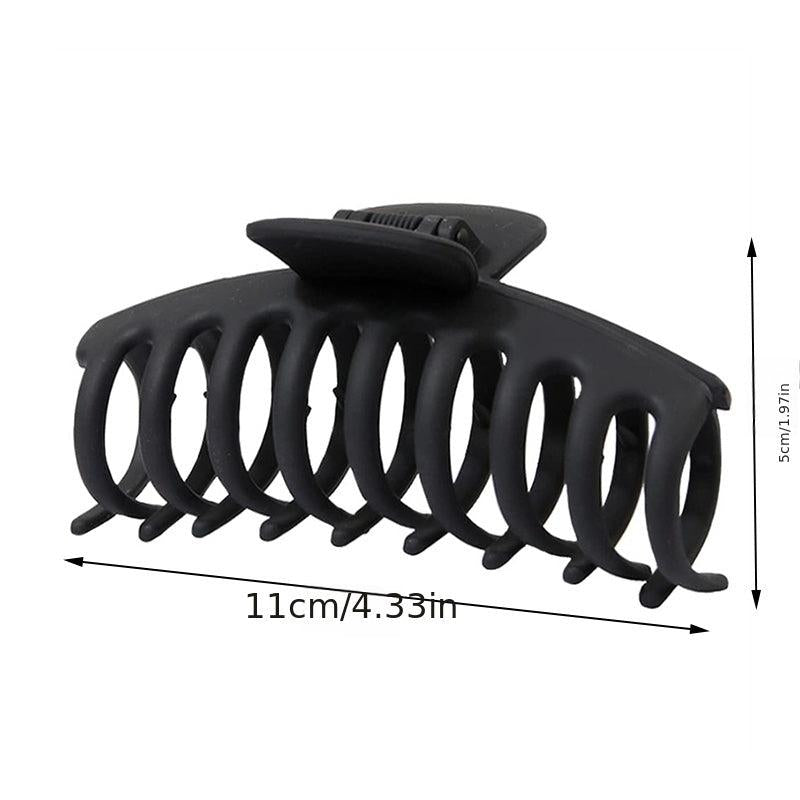 Matte Hair Claw Clip Non Slip Ponytail Jaw Barrette Strong Hold