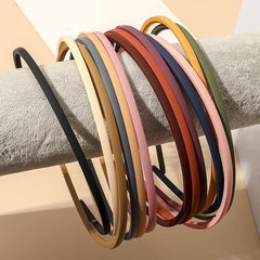Frosted Plastic Headbands Teeth Hair Bands Non Slip Headwear