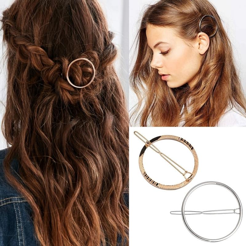Geometric Hollow Shape Hair Clip Metal Hair Clip Back Head Hair Clip