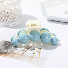 Glossy Ball Decor Hair Claw Clip Style Hair Claw Nonslip