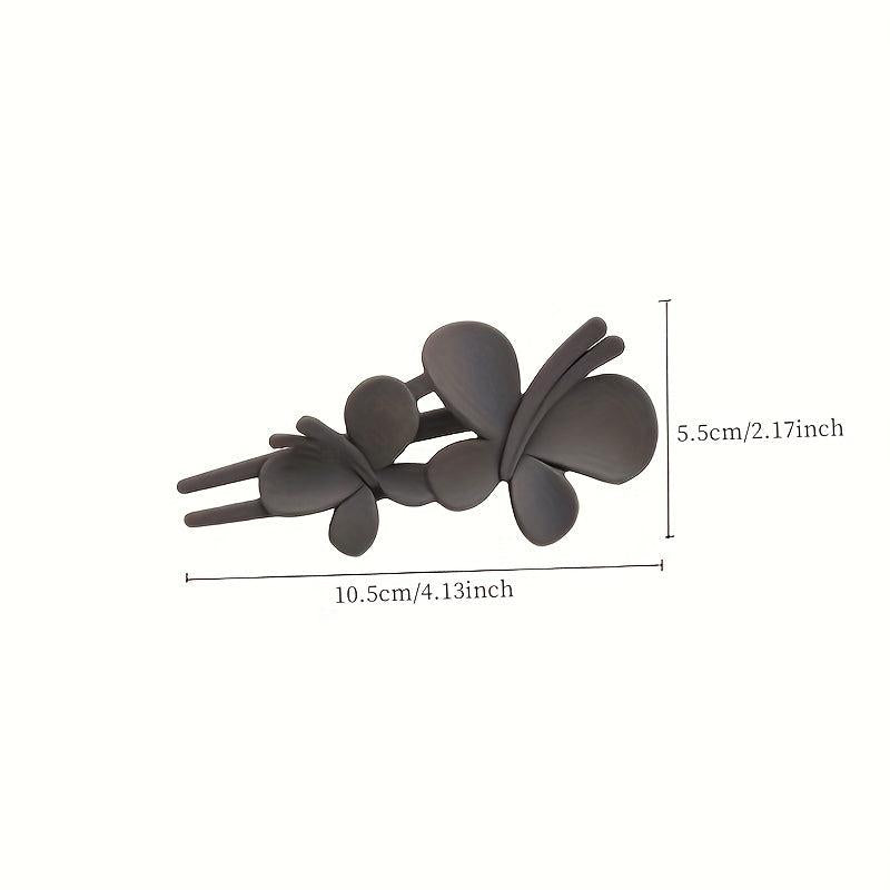 Frosted Plastic Hair Claw Matte Barrette Back Head Hair Claw Hair Accessories