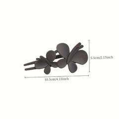Frosted Plastic Hair Claw Matte Barrette Back Head Hair Claw Hair Accessories