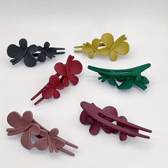 Frosted Plastic Hair Claw Matte Barrette Back Head Hair Claw Hair Accessories