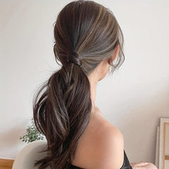 High Elasticity Natural Invisible Ponytail Hair Ring for Girls Women