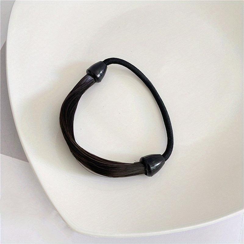 High Elasticity Natural Invisible Ponytail Hair Ring for Girls Women