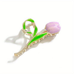 Tulip Large Grip Clip Updo Hairpin Leaf Hair Clip