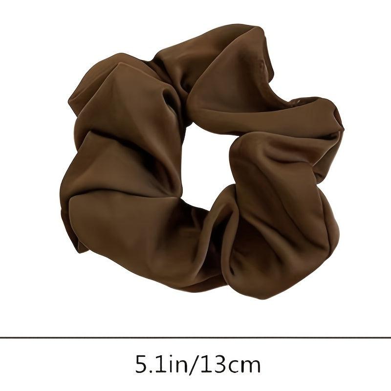 Oversize Satin Hair Scrunchies Silk No Damage Soft Scrunchy Hair Ties
