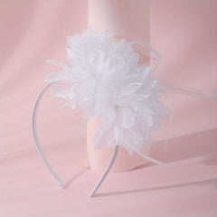 Faux Feather Fascinator Cocktail Hair Band Flapper Hair Band Hair Accessories