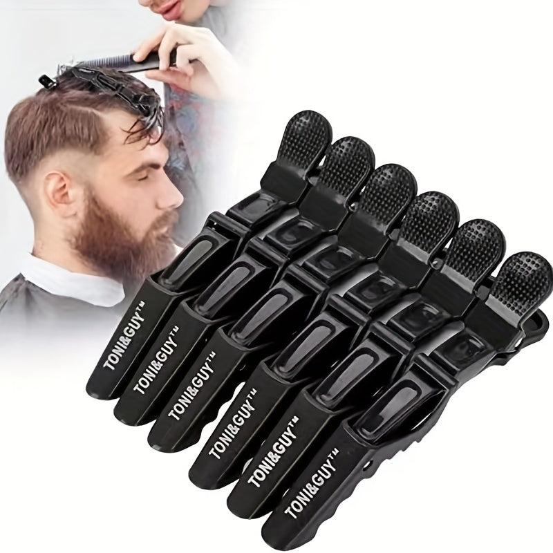 6pcs Matte Hair Sectioning Clip Clamp Hair Grip Hairdressing Salon Tool