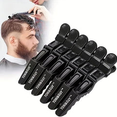 6pcs Matte Hair Sectioning Clip Clamp Hair Grip Hairdressing Salon Tool