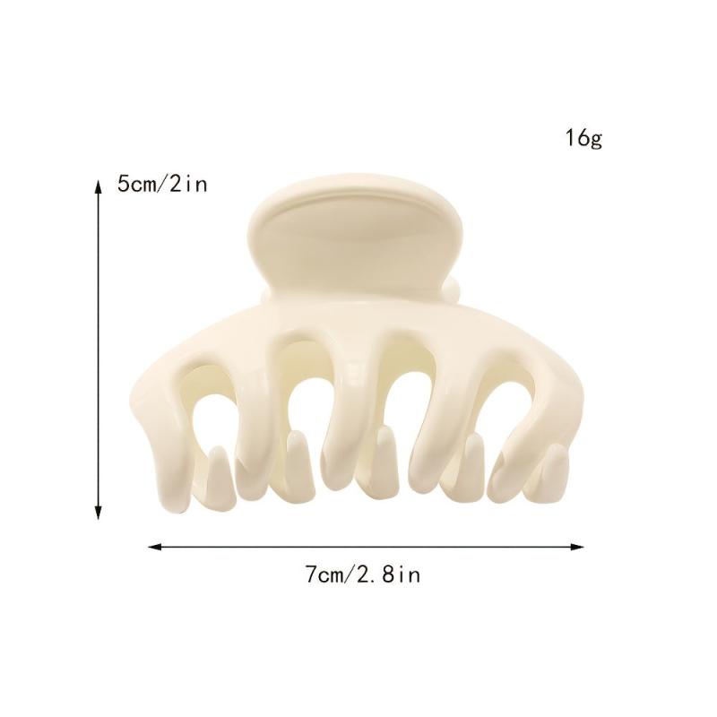 Acrylic Hair Claw Clips for Thin Hair - Small Medium Banana Hair Accessories