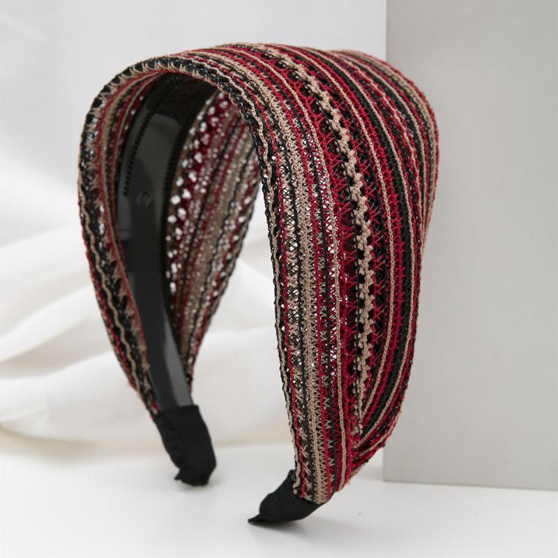 Wide Lace Headbands Antislip Hair Bands Headwraps Turban Stretchy Hair Hoop