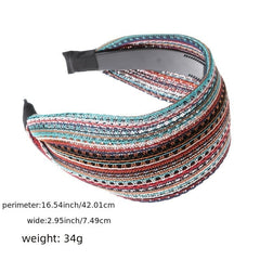 Wide Lace Headbands Antislip Hair Bands Headwraps Turban Stretchy Hair Hoop