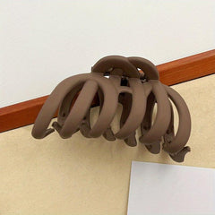 Matte Octopus Hair Claw for Women Strong Grip Hair Clip For Thick Hair
