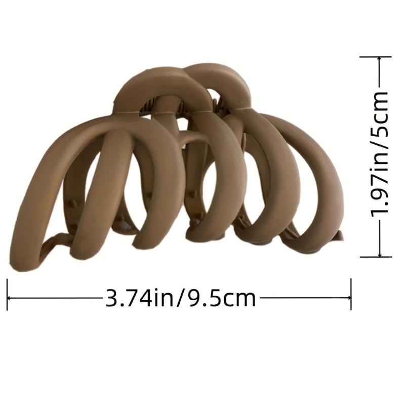 Matte Octopus Hair Claw for Women Strong Grip Hair Clip For Thick Hair