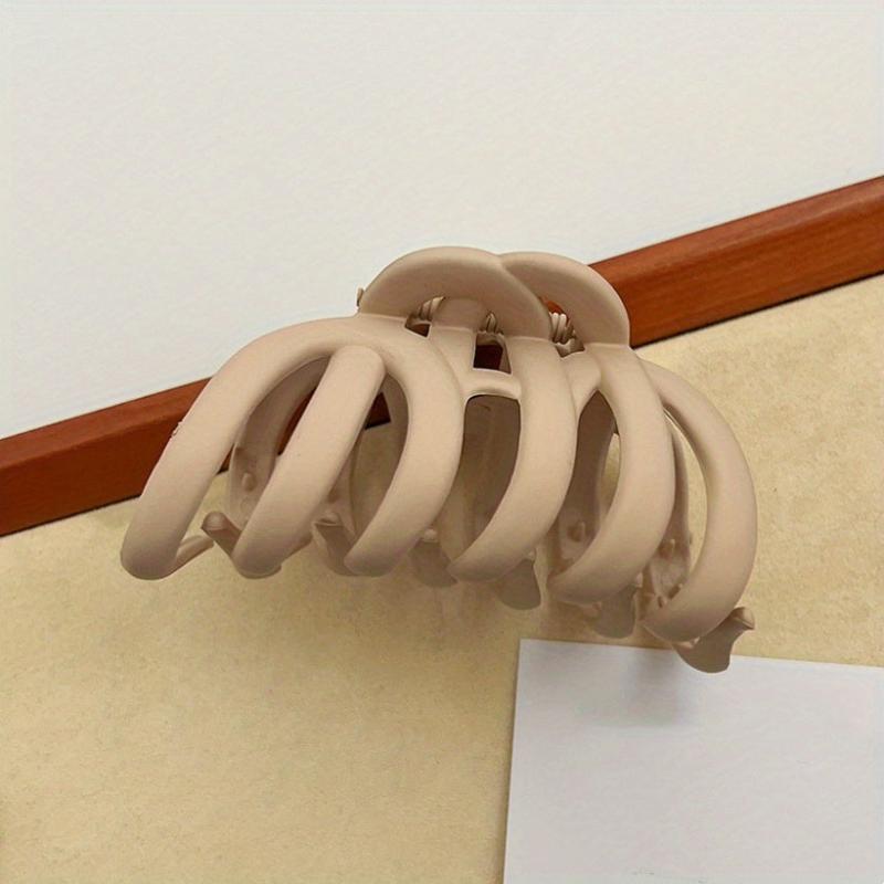 Matte Octopus Hair Claw for Women Strong Grip Hair Clip For Thick Hair