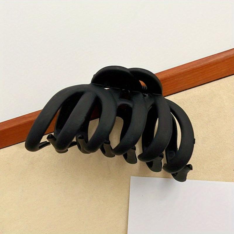 Matte Octopus Hair Claw for Women Strong Grip Hair Clip For Thick Hair