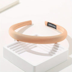 Sponge Solid Headband Press Hair Clip Sweet Hair Accessories