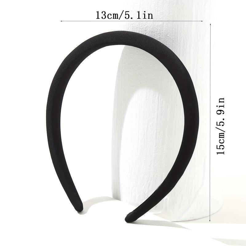 Sponge Solid Headband Press Hair Clip Sweet Hair Accessories