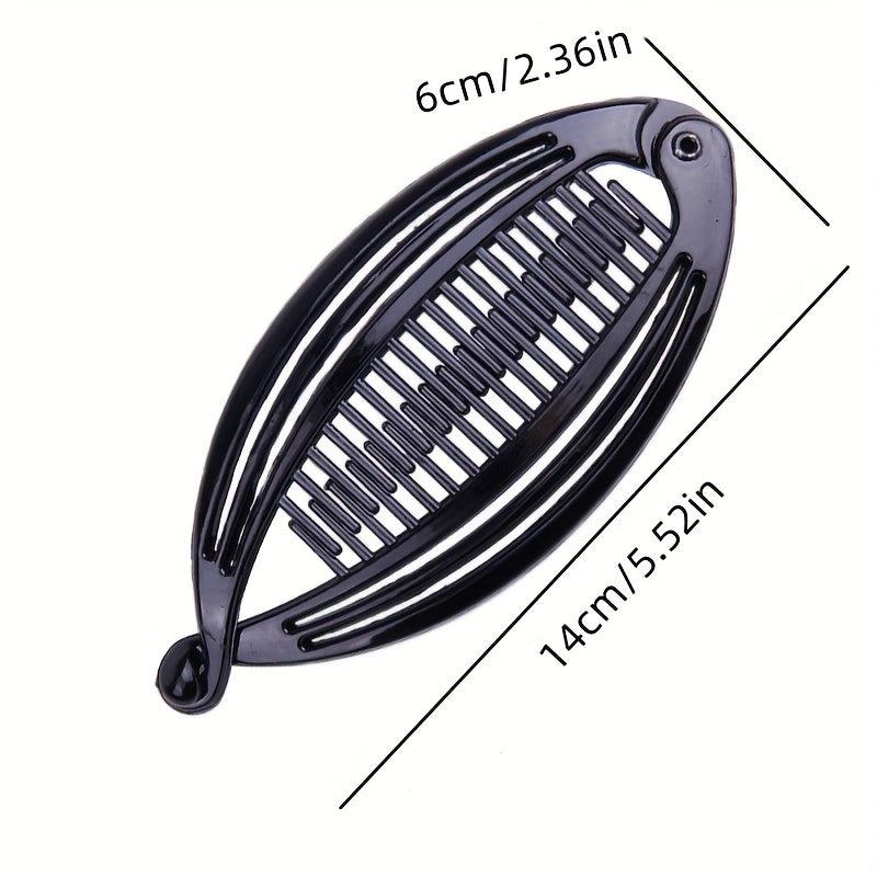 3pcs Resin Vintage Hair Claw Banana Clip