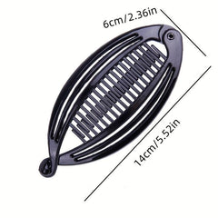 3pcs Resin Vintage Hair Claw Banana Clip