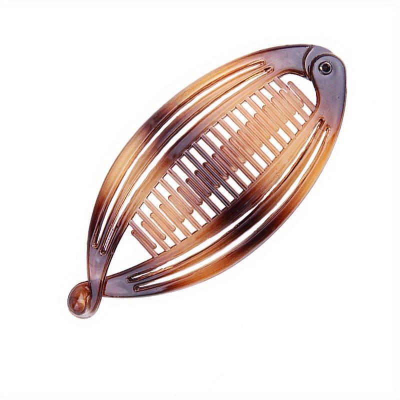 3pcs Resin Vintage Hair Claw Banana Clip
