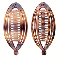 3pcs Resin Vintage Hair Claw Banana Clip