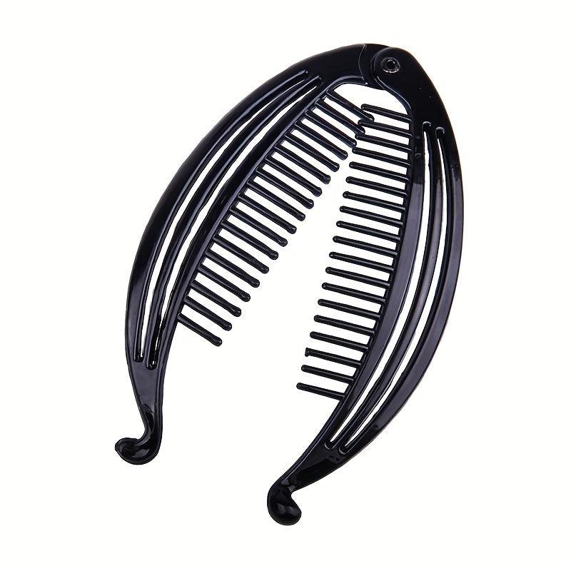 3pcs Resin Vintage Hair Claw Banana Clip