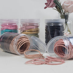 100pcs Colorful Hair Tie Braided Ponytail Decorative Stretch Elastic Bands